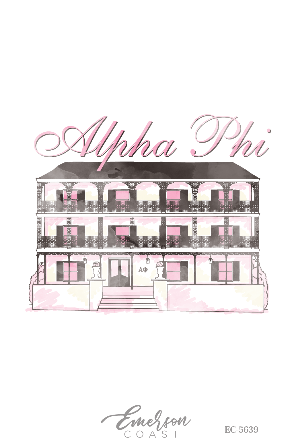 Alpha Phi University Of Texas At Austin House Henley T-Shirt