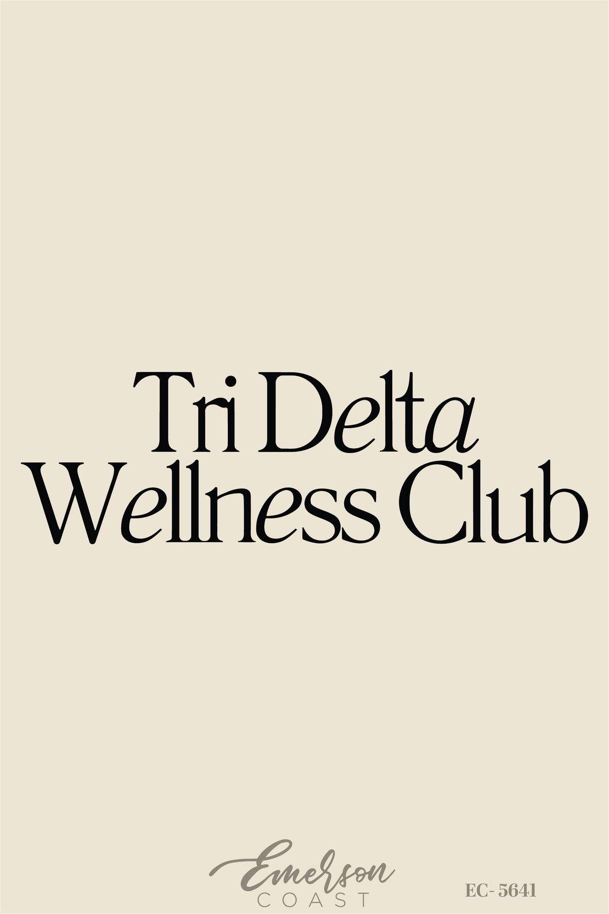 Delta Delta Delta Wellness Club Work Week Set