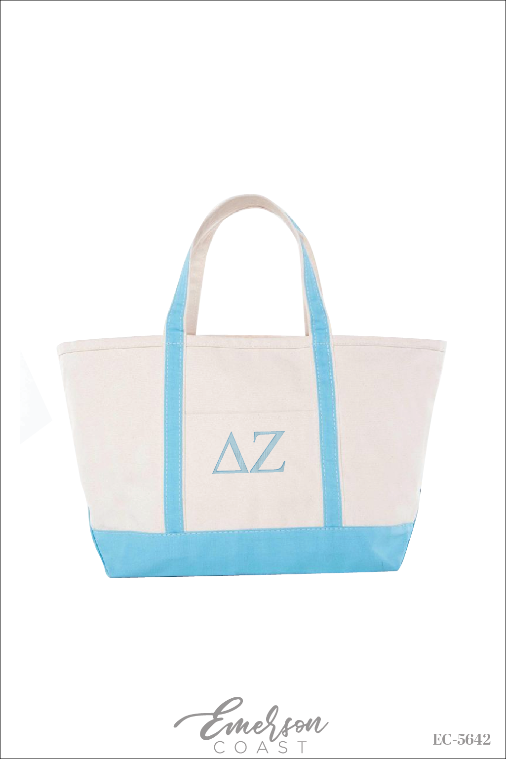 Delta Zeta Teal Bid Day Tote
