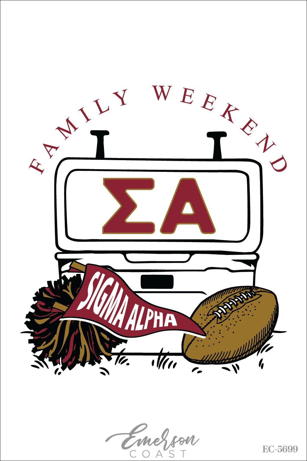 Sigma Alpha Family Weekend Cooler Tshirt