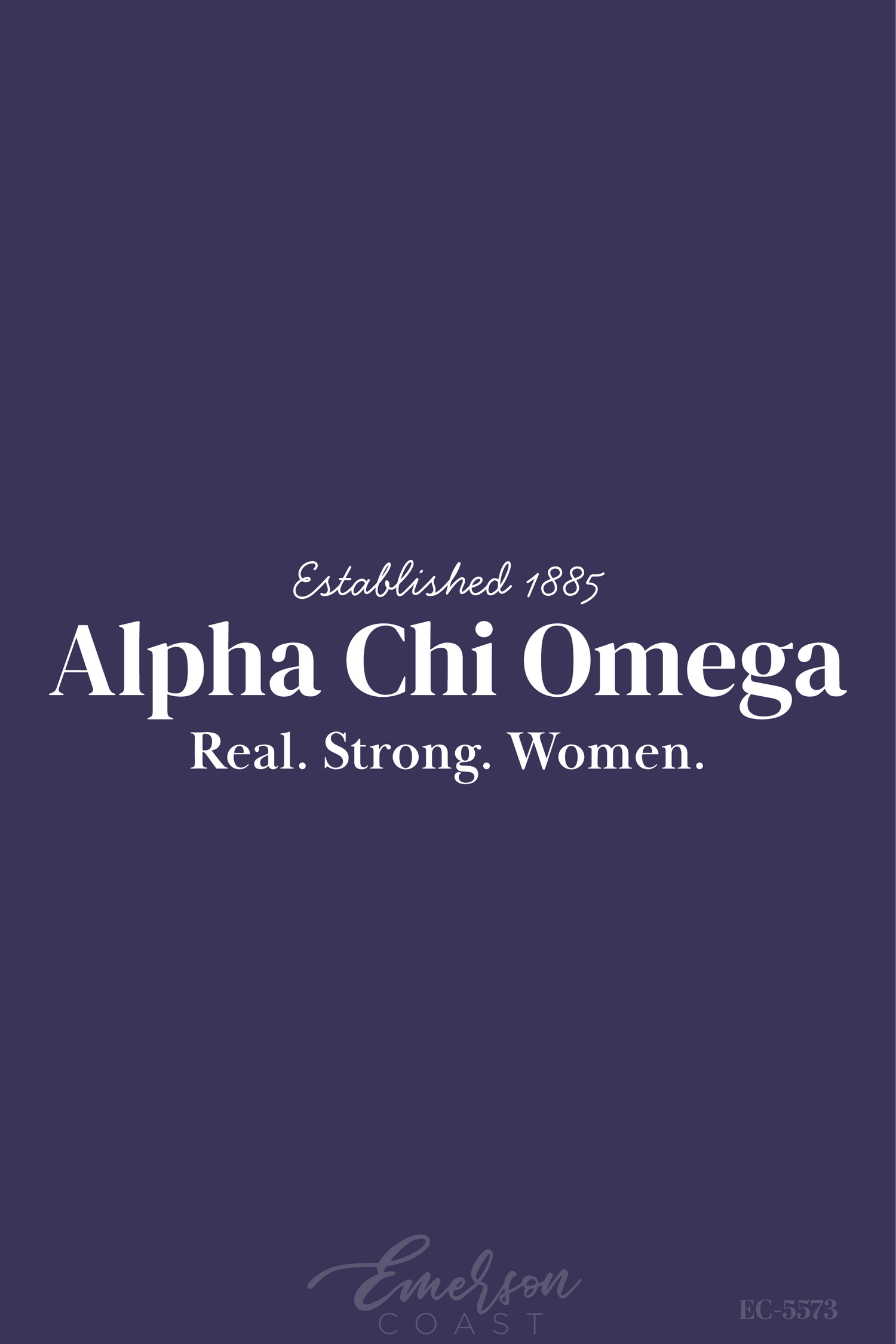 Alpha Chi Omega Real Strong Women Recruitment Tee