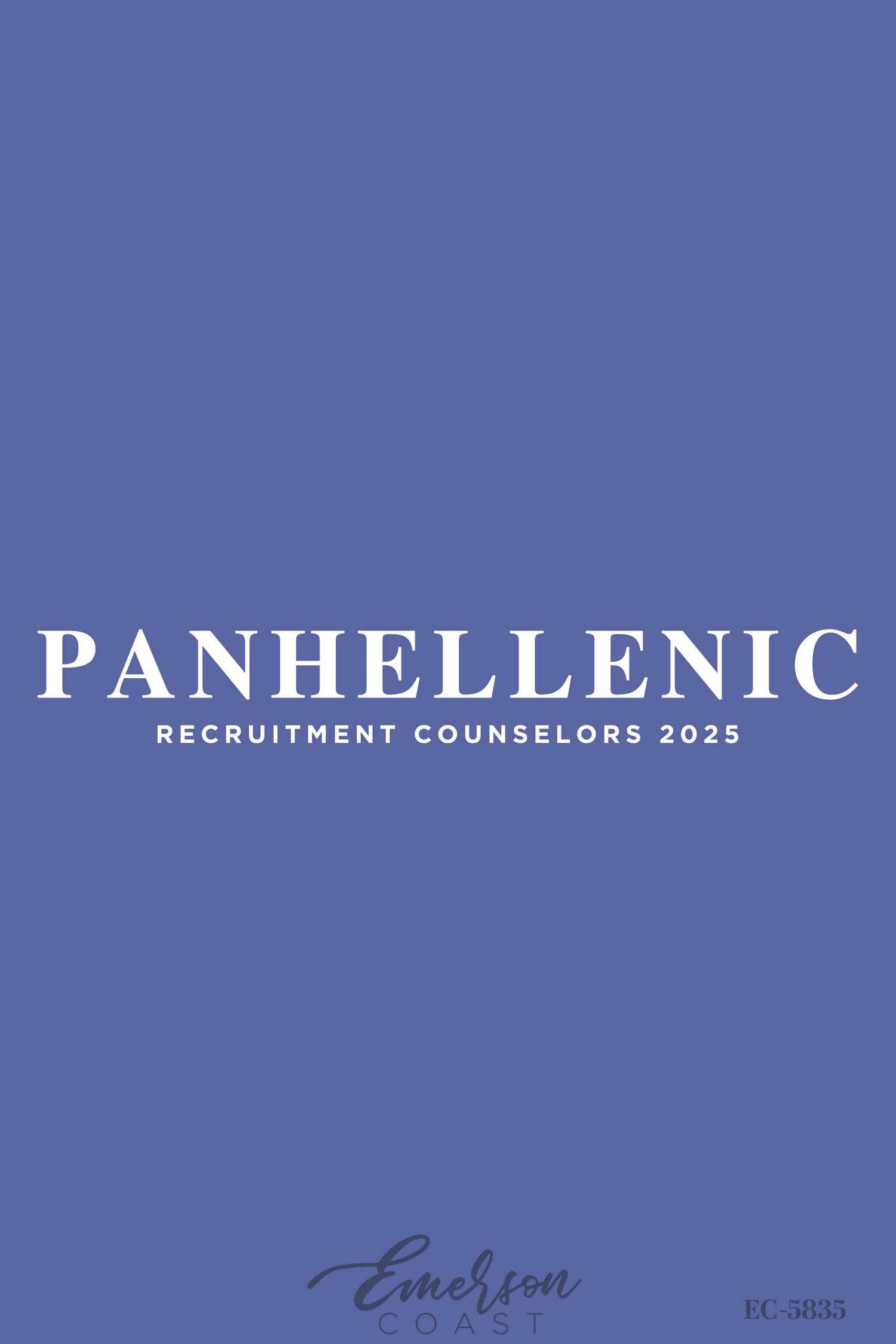 Panhellenic Exec Recruitment Counselors Tee
