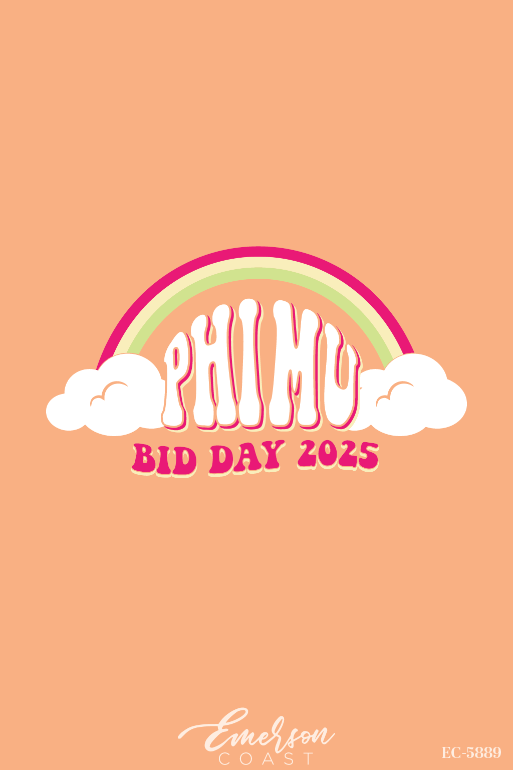 Phi Mu Beary Happy Bid Day T-Shirt