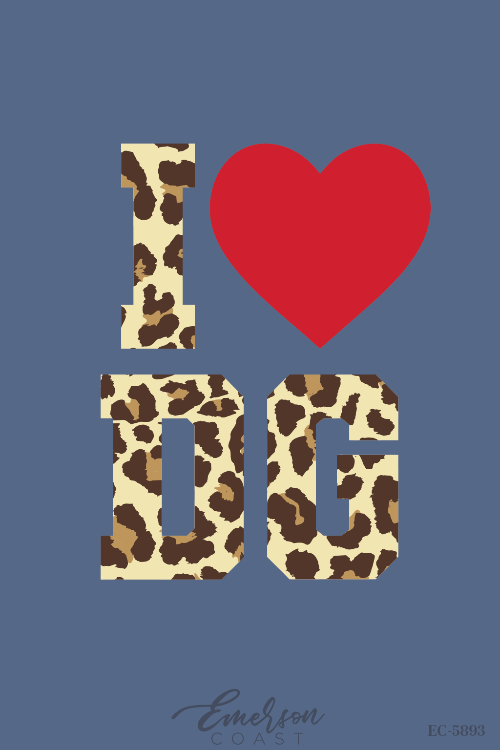 Delta Gamma I Love DG Cheetah Print Recruitment Tank