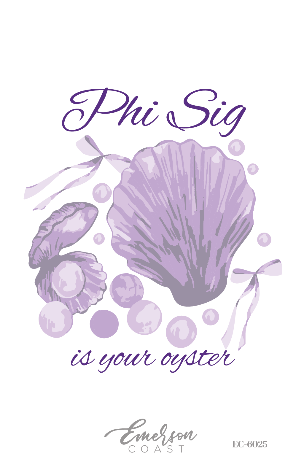 Phi Sigma Sigma Is Your Oyster Bid Day T-Shirt