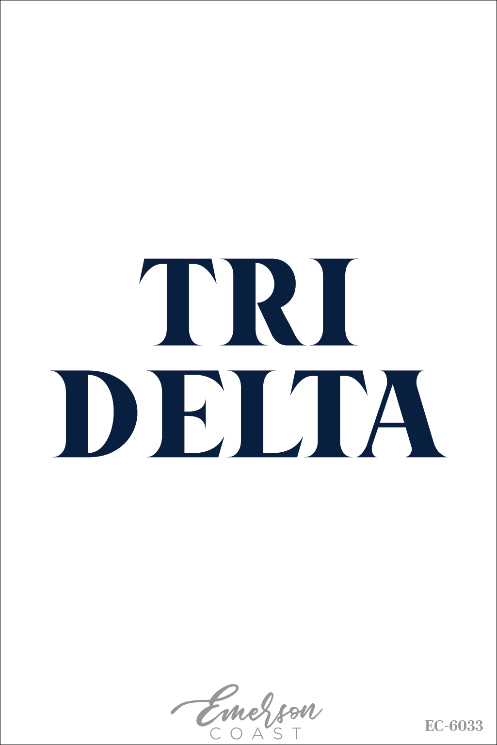 Delta Delta Delta Classic PR Tee