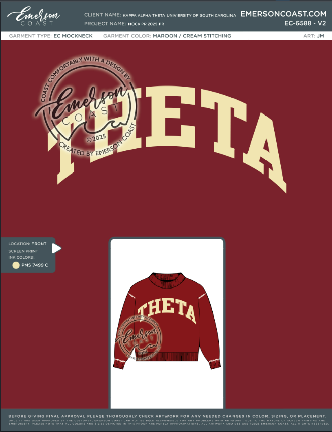 EC-6588 Kappa Alpha Theta Univiersity of South Carolina Mock PR 2025-PR