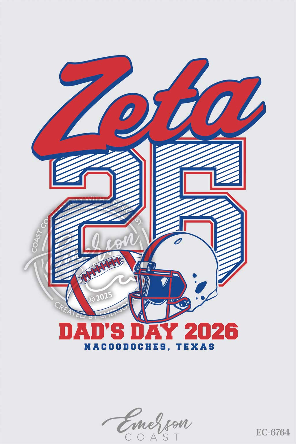 Zeta Tau Alpha Classic & Sporty Dad's Day Weekend Tshirt