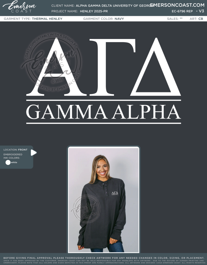 EC-6796 REP Alpha Gamma Delta University of Georgia Henley 2025-PR