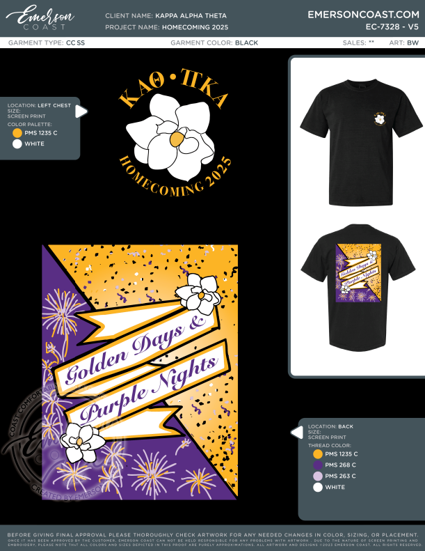 EC-7328 NEW Kappa Alpha Theta Louisiana State University 2025 - HOCO REDES 2