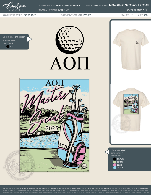 EC-7346 REP Alpha Omicron Pi Southeastern Louisiana University 2025 - DF