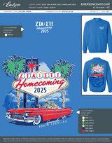 EC-7374 NEW Zeta Tau Alpha East Carolina University 2025 - HOCO