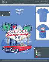 EC-7374 NEW Zeta Tau Alpha East Carolina University 2025 - HOCO