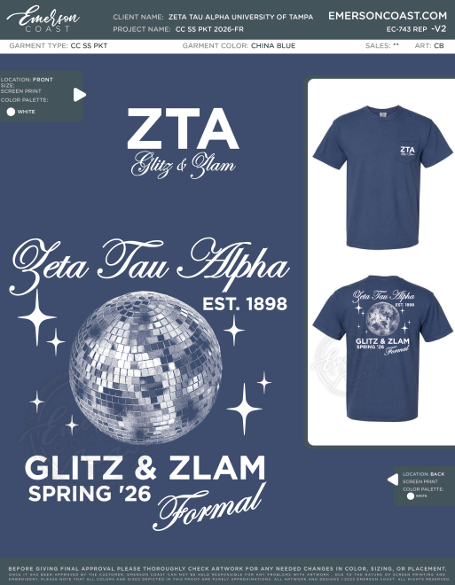 EC-743 REP Zeta Tau Alpha university of tampa CC SS PKT 2026-FR