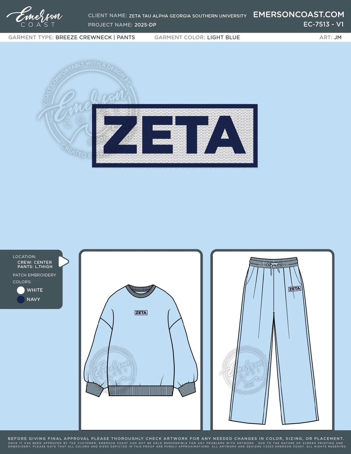 EC-7513 REP Zeta Tau Alpha Georgia Southern University 2025 - PR
