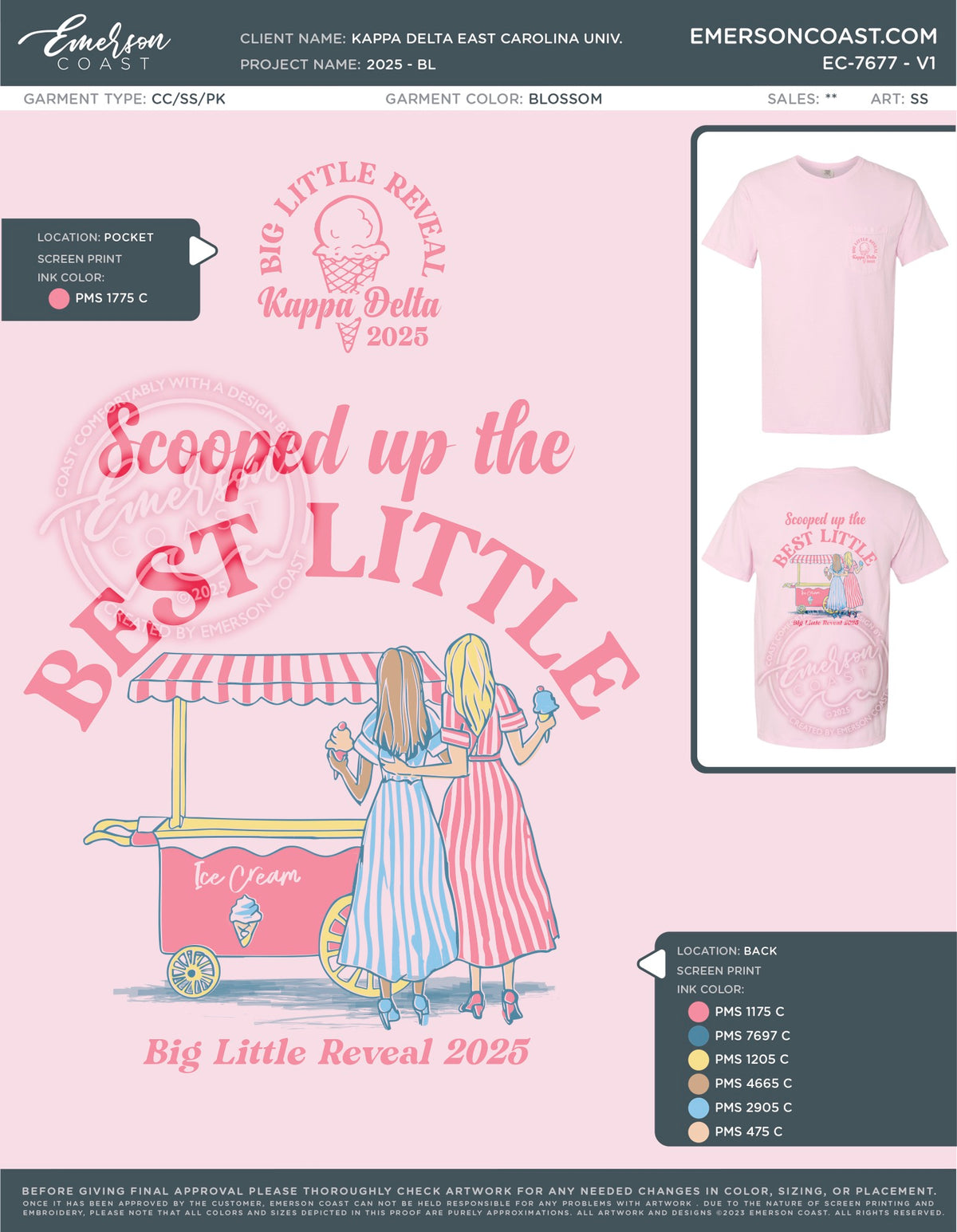 EC-7677 NEW Kappa Delta East Carolina University 2025 - BL