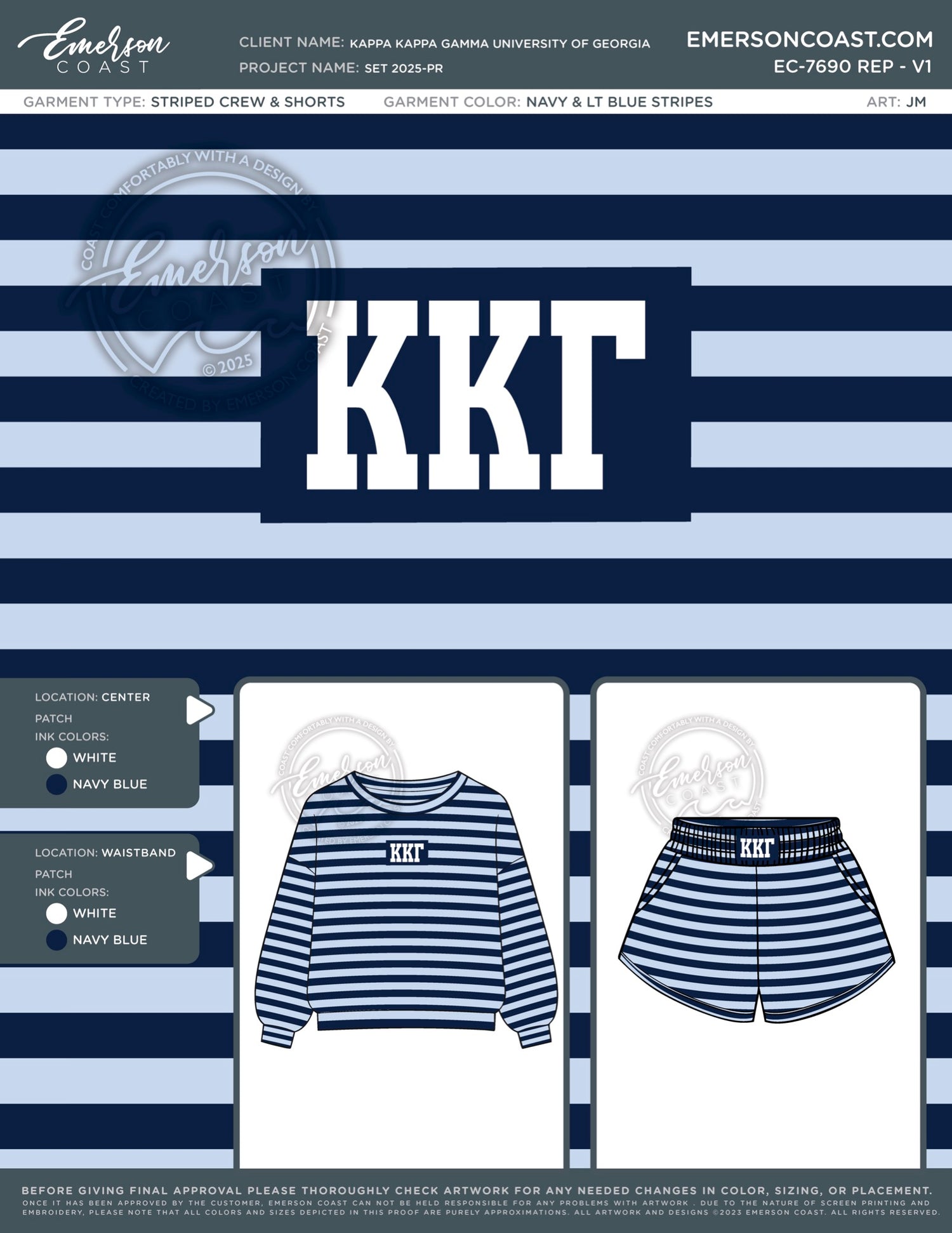 EC-7690 REP Kappa Kappa Gamma University of Georgia 2025 - PR