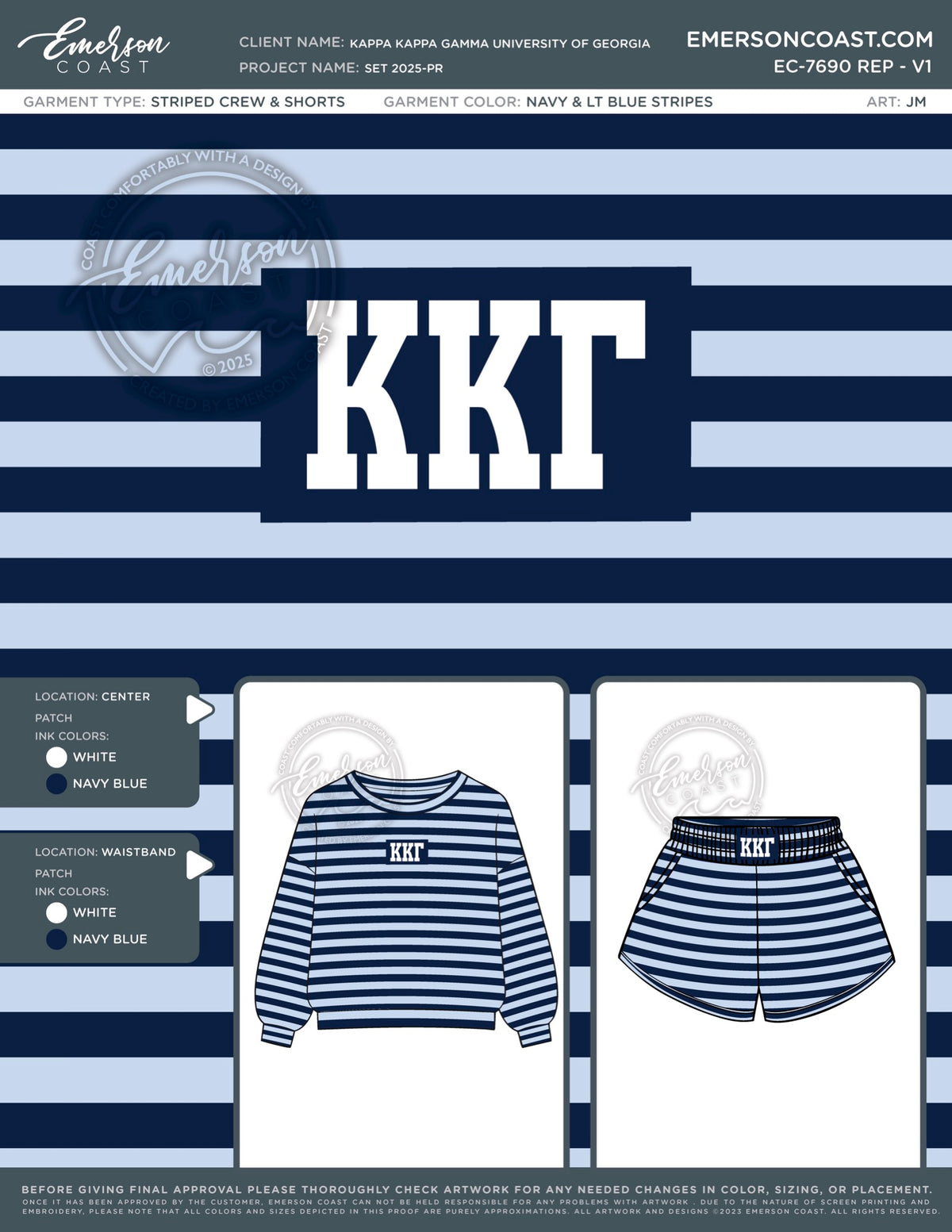 EC-7690 REP Kappa Kappa Gamma University of Georgia 2025 - PR