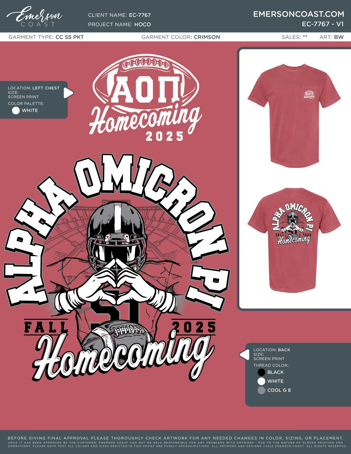 EC-7767 REP Alpha Omicron Pi Troy University HOCO 2025-HOCO