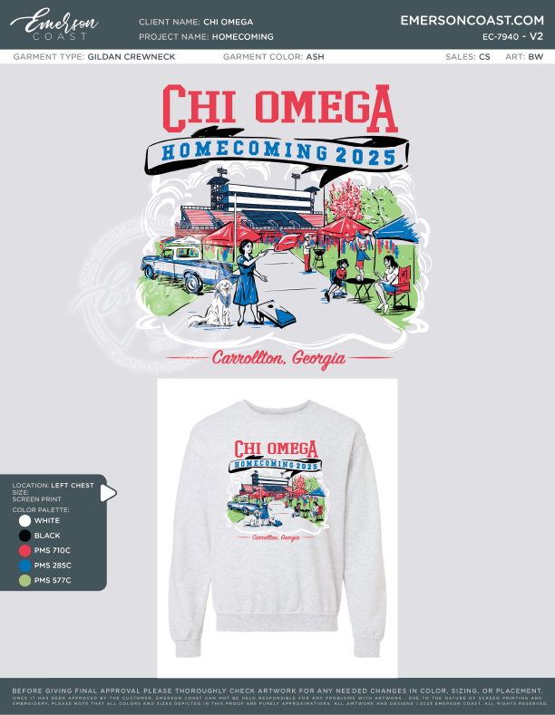 EC-7940 REP Chi Omega University of West Georgia 2025 - HOCO