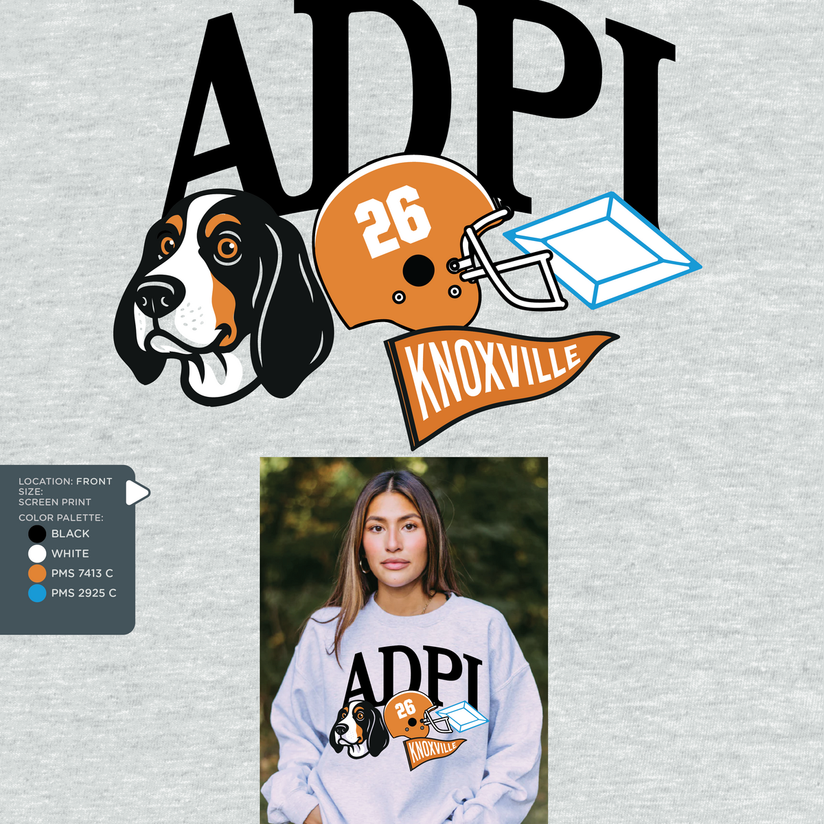 EC-8428 REP Alpha Delta Pi University of Tennessee Football 2025-PR 2 ...