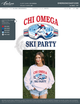 EC-8953 NEW Chi Omega University of Oklahoma Ski 2025-DF