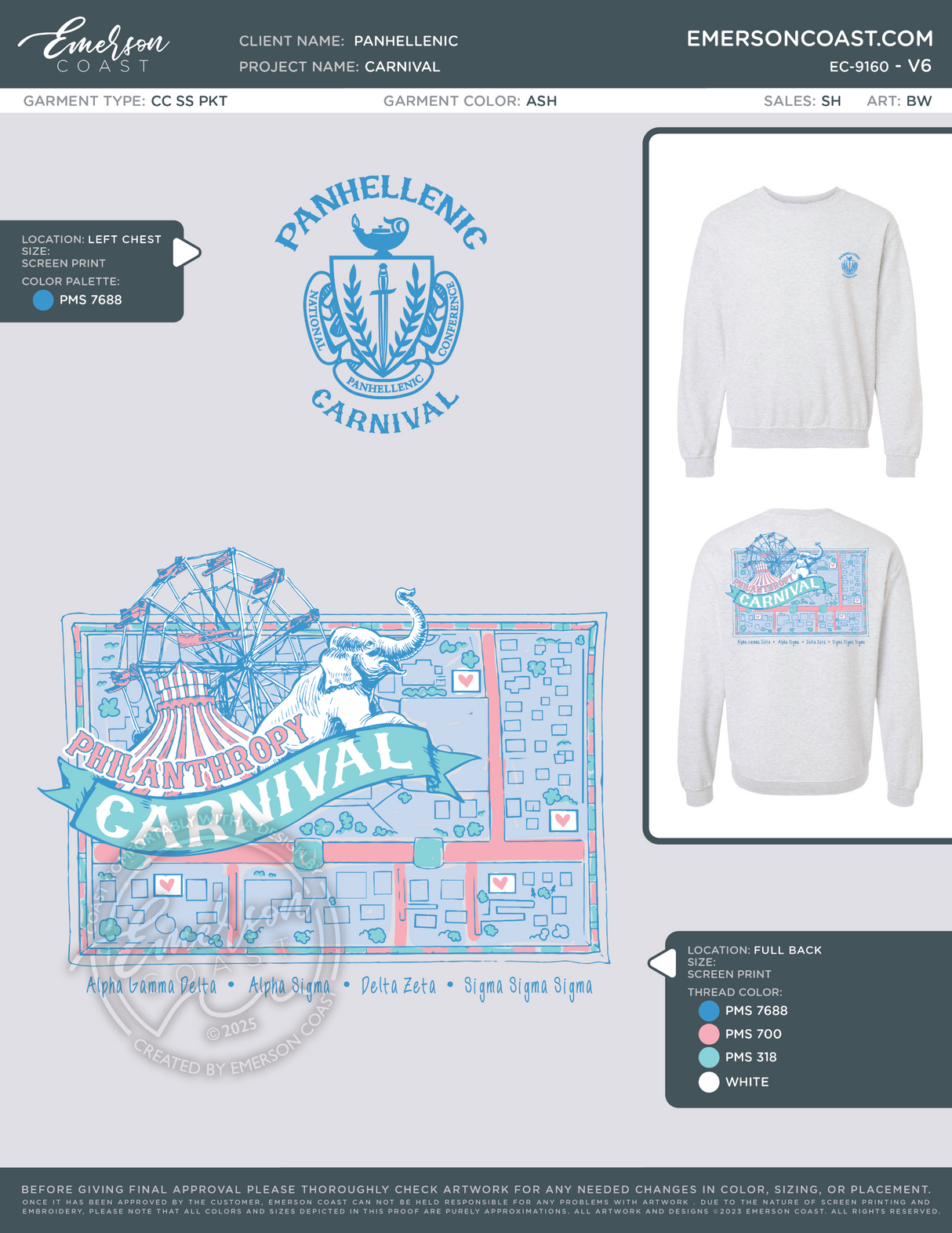EC-9160 NEW Panhellenic University of Wisconsin Whitewater Carnival 2026-PHIL