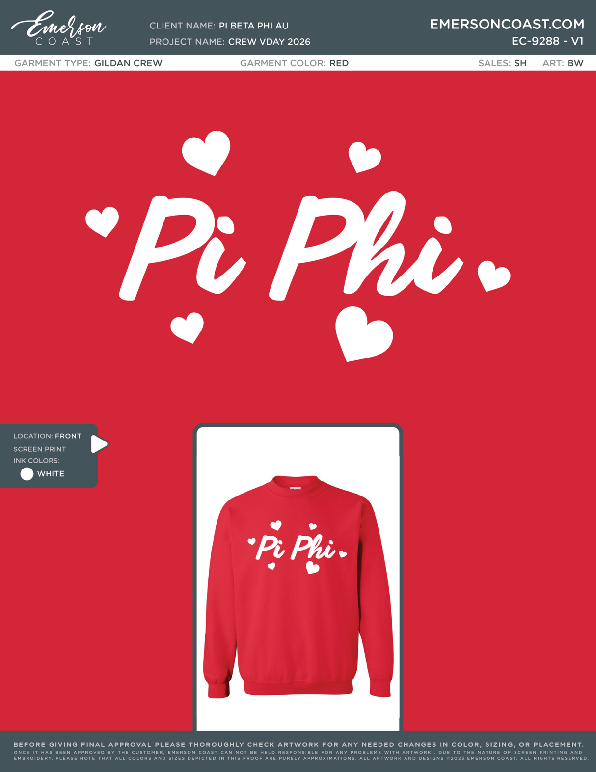 EC-9288 REP Pi Beta Phi University of Missouri Crew 2026-VDAY
