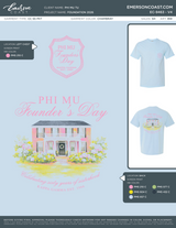 EC-9463 NEW Phi Mu Troy University Founders Day 2026-FD