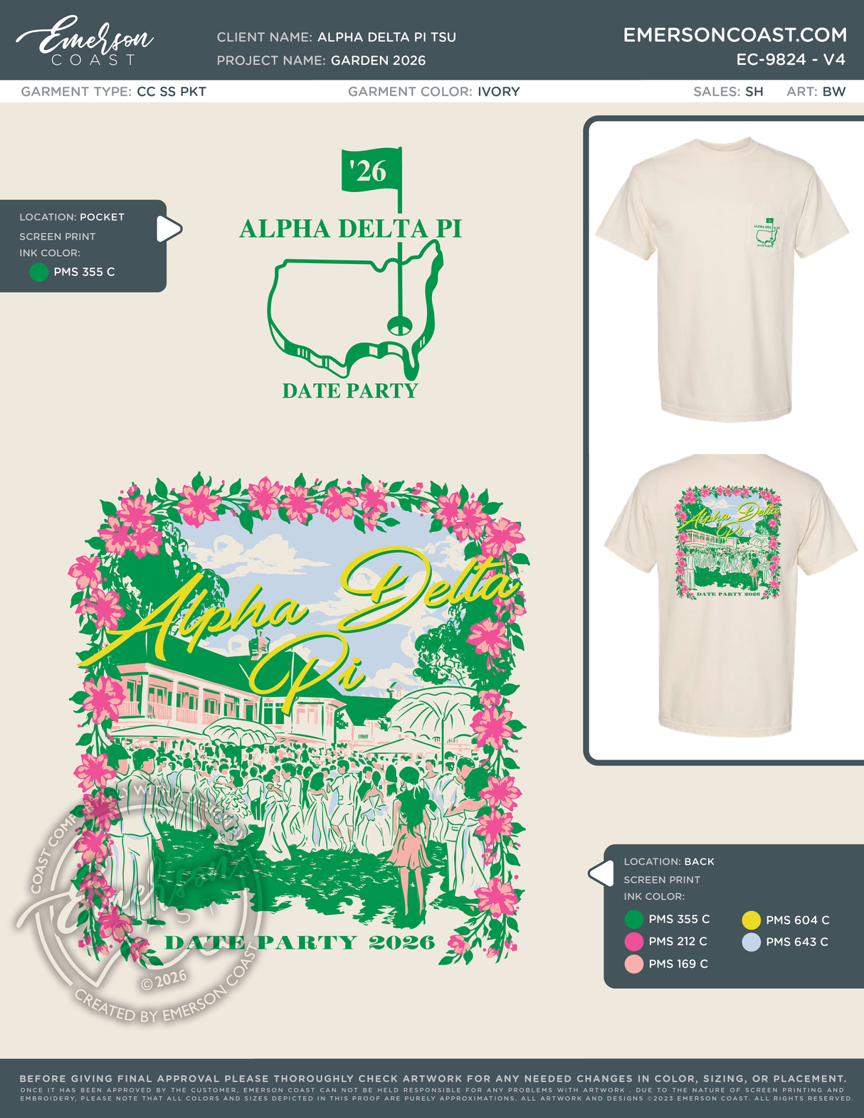 EC-9824 NEW Alpha Delta Pi Texas State University Garden 2026-DF