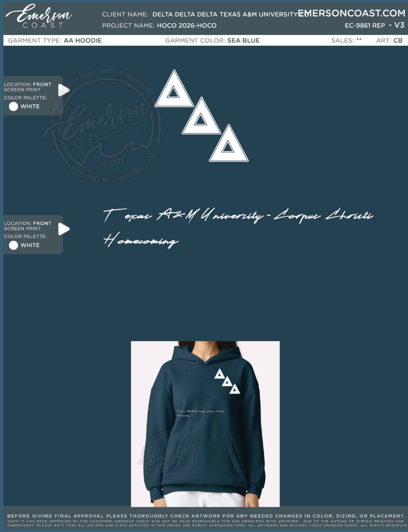 EC-9861 REP Delta Delta Delta Texas A&M University Corpus Christi Hoco 2026-HOCO