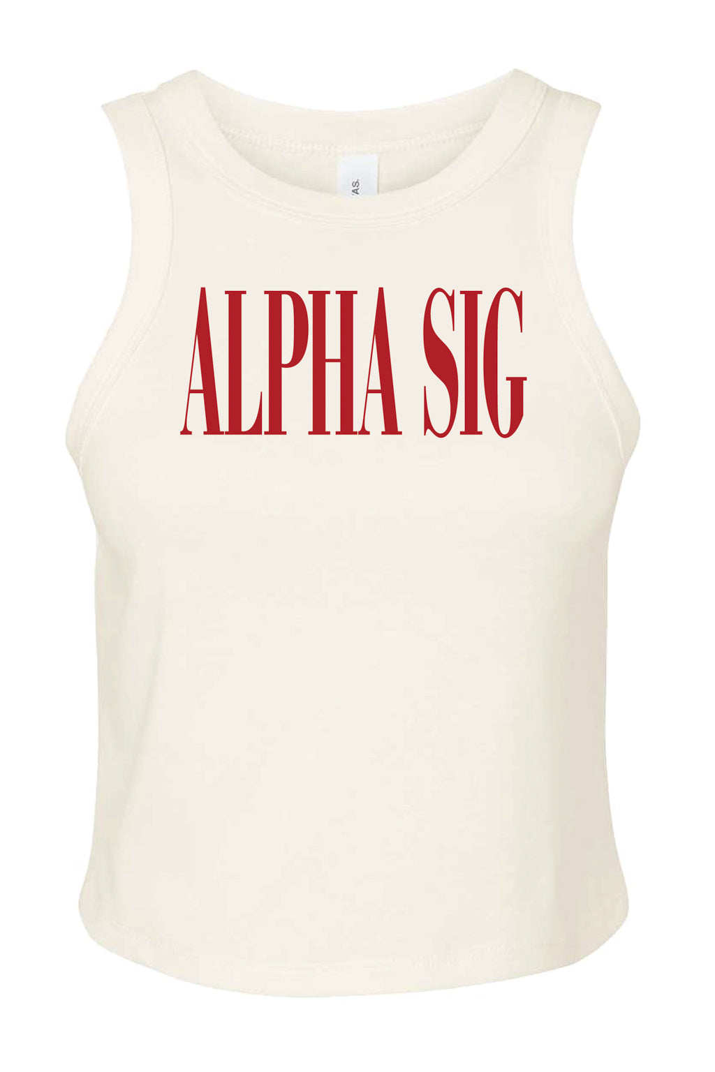 Red Font Baby Tank—For All Sororities