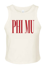 Red Font Baby Tank—For All Sororities