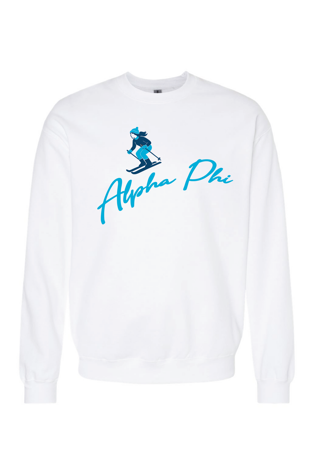 Alpha Phi Ski Girl Crewneck
