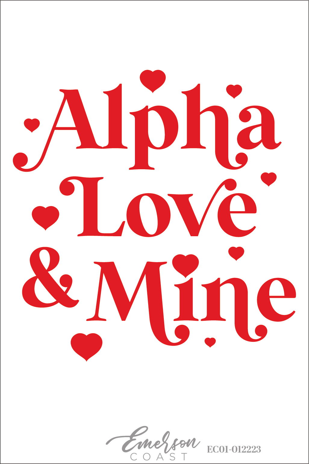 Alpha Omicron Pi Love And Mine Bid Day T-Shirt