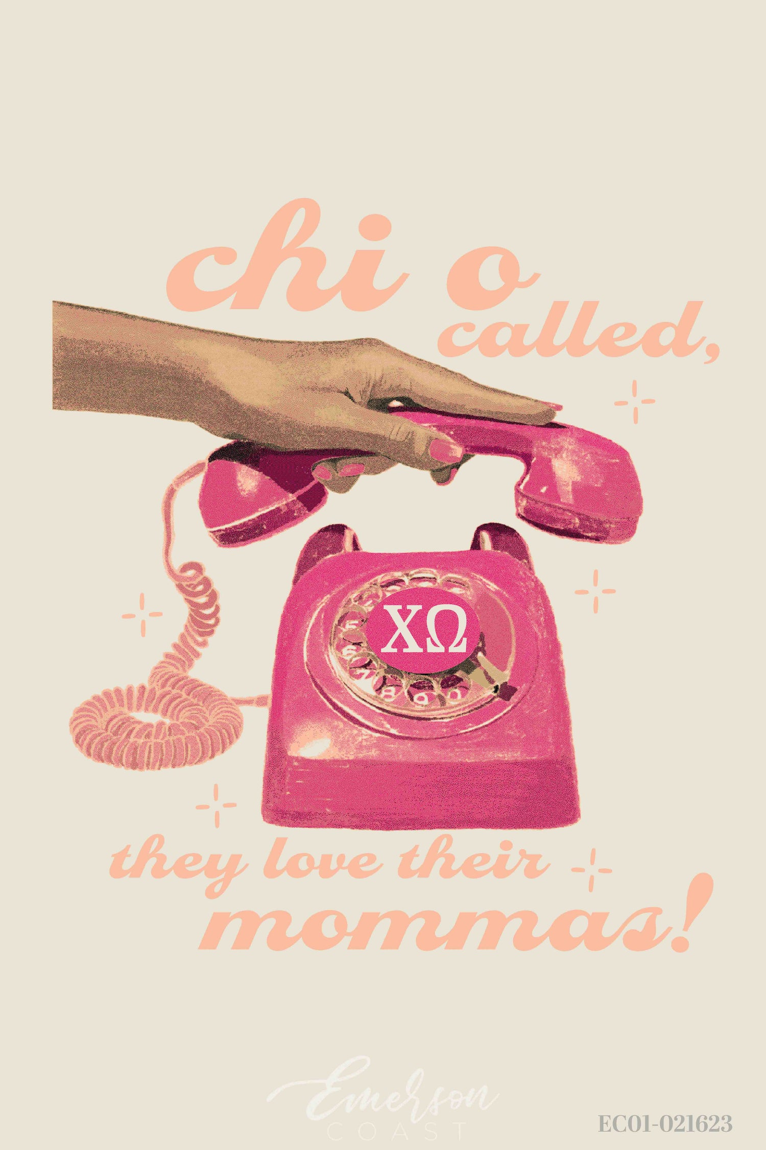 Chi Omega Kansas State University Mom's Day T-Shirt