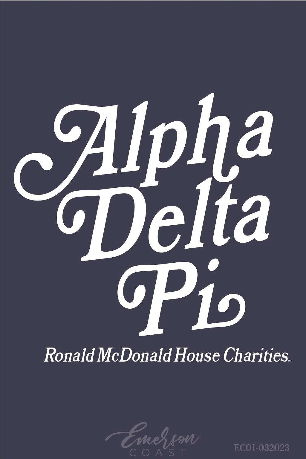 Alpha Delta Pi RMHC Recruitment Philanthropy Tee