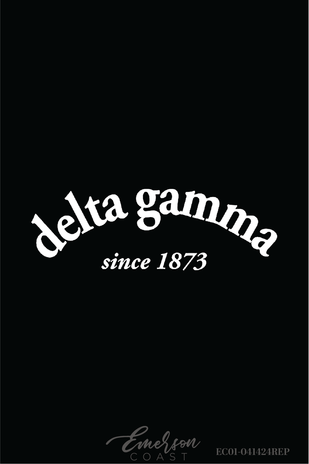 Delta Gamma Black Work Week Tee