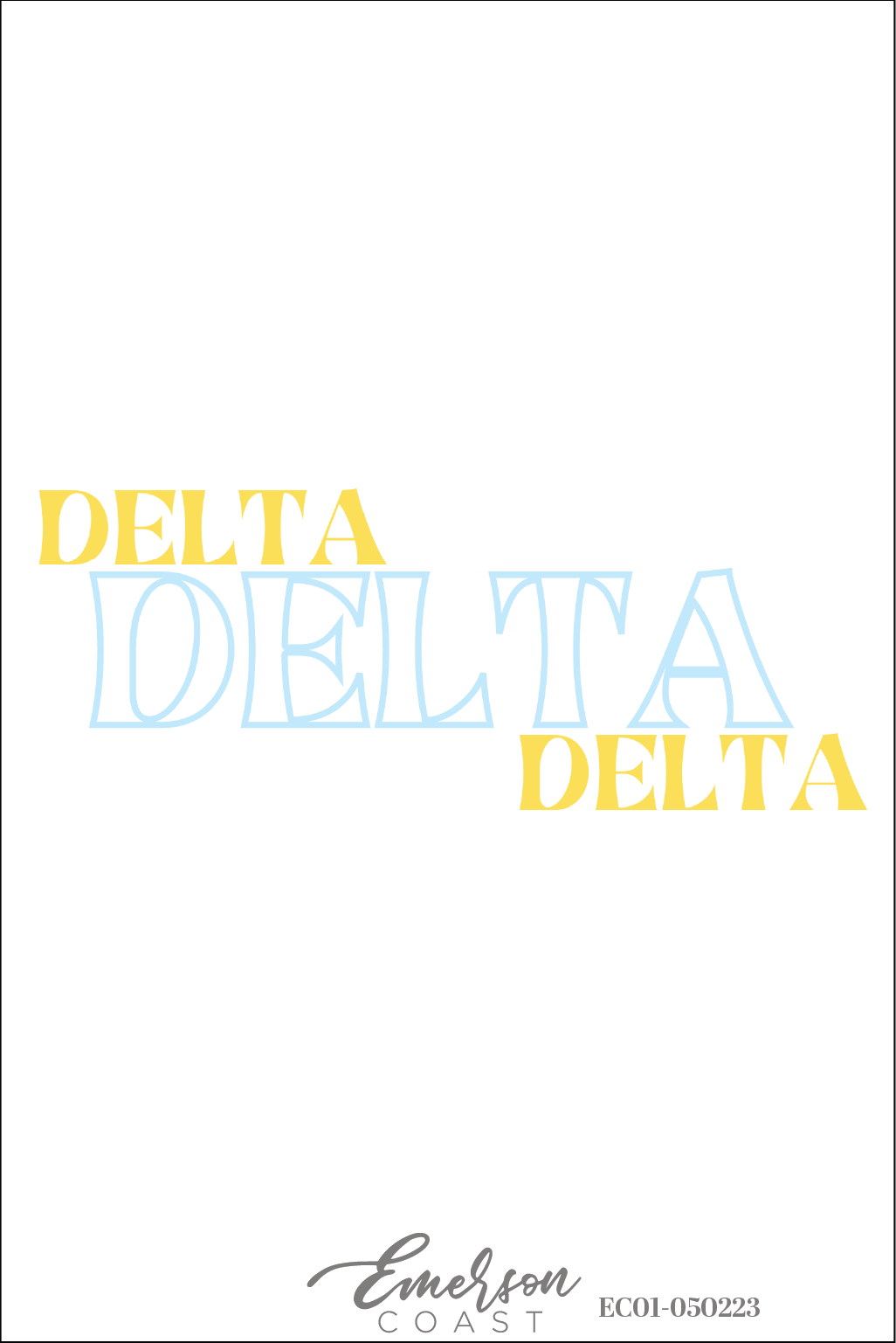Delta Delta Delta Texas Tech University Recruitment Ringer Tee