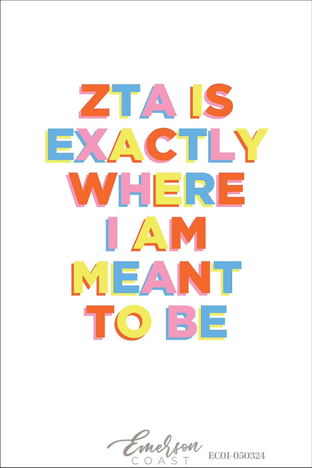 Zeta Tau Alpha Arkansas Tech University Recruitment Quote Tshirt