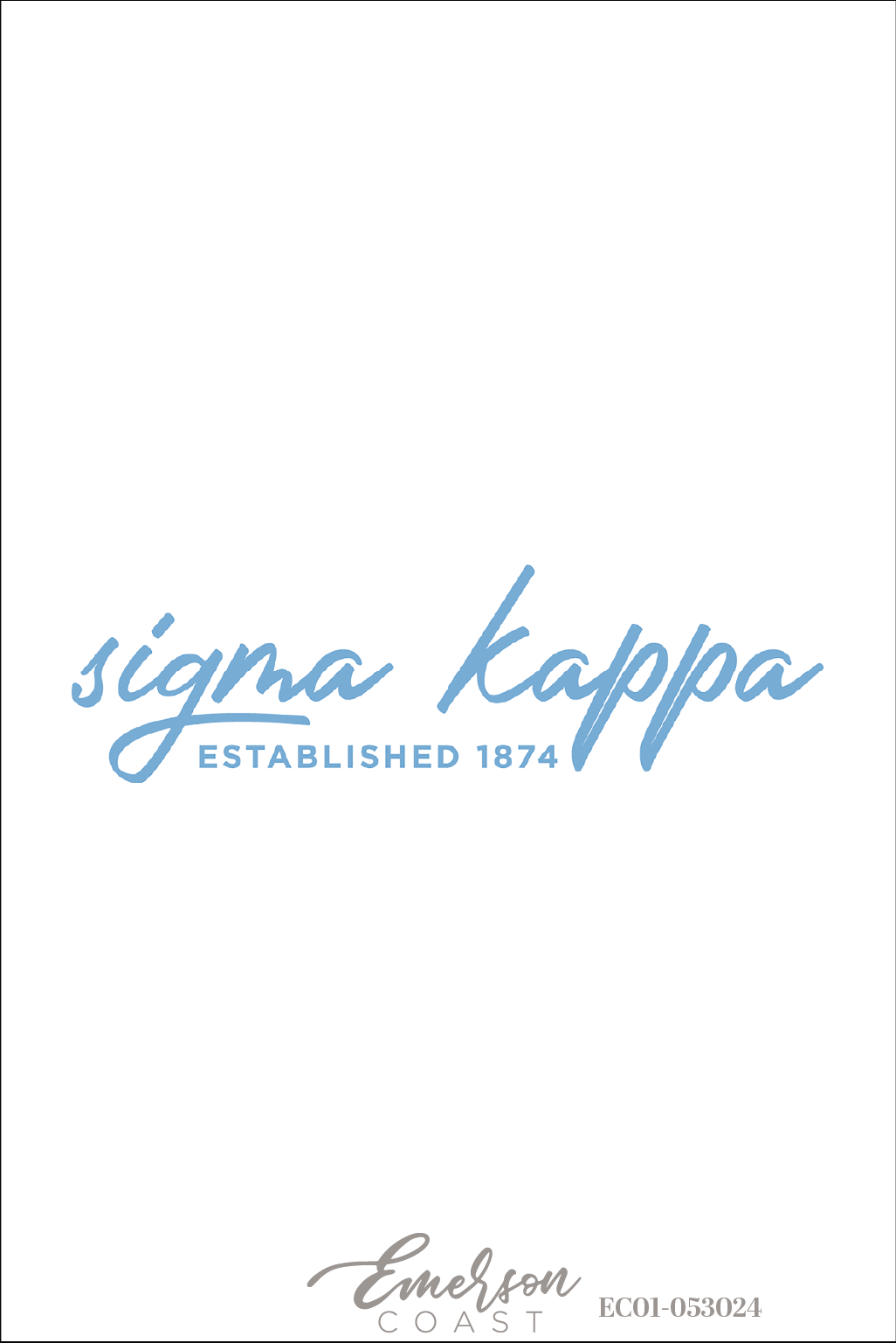 Sigma Kappa Simple Script Recruitment Henley