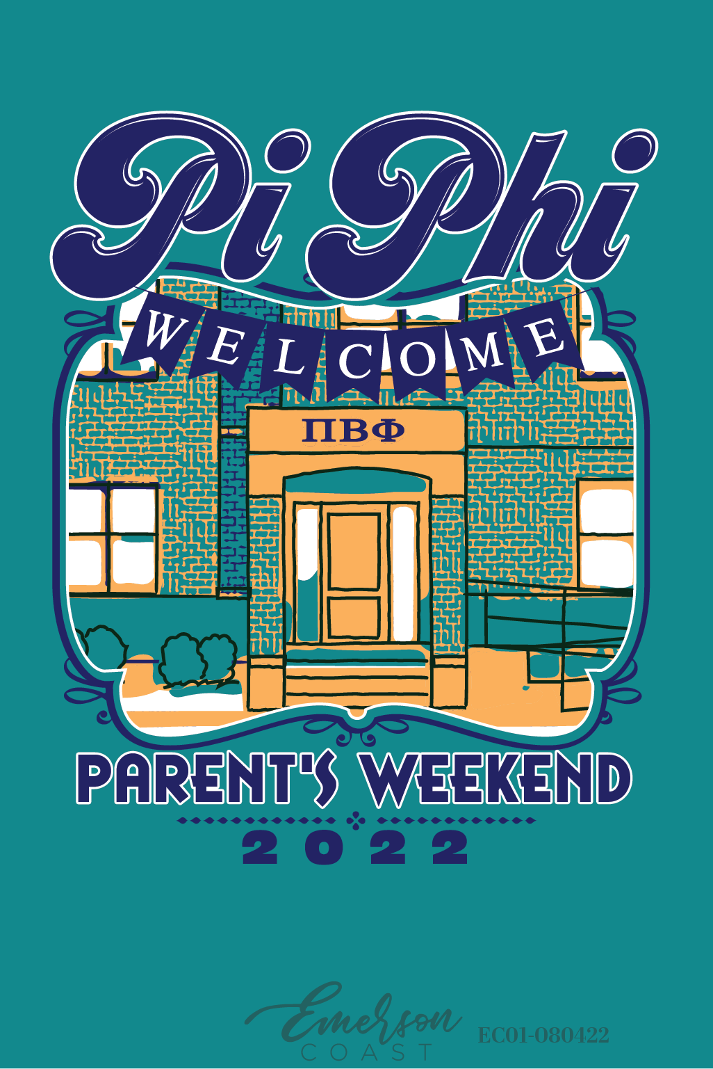 Pi Beta Phi Marquette University Parents Weekend T-Shirt