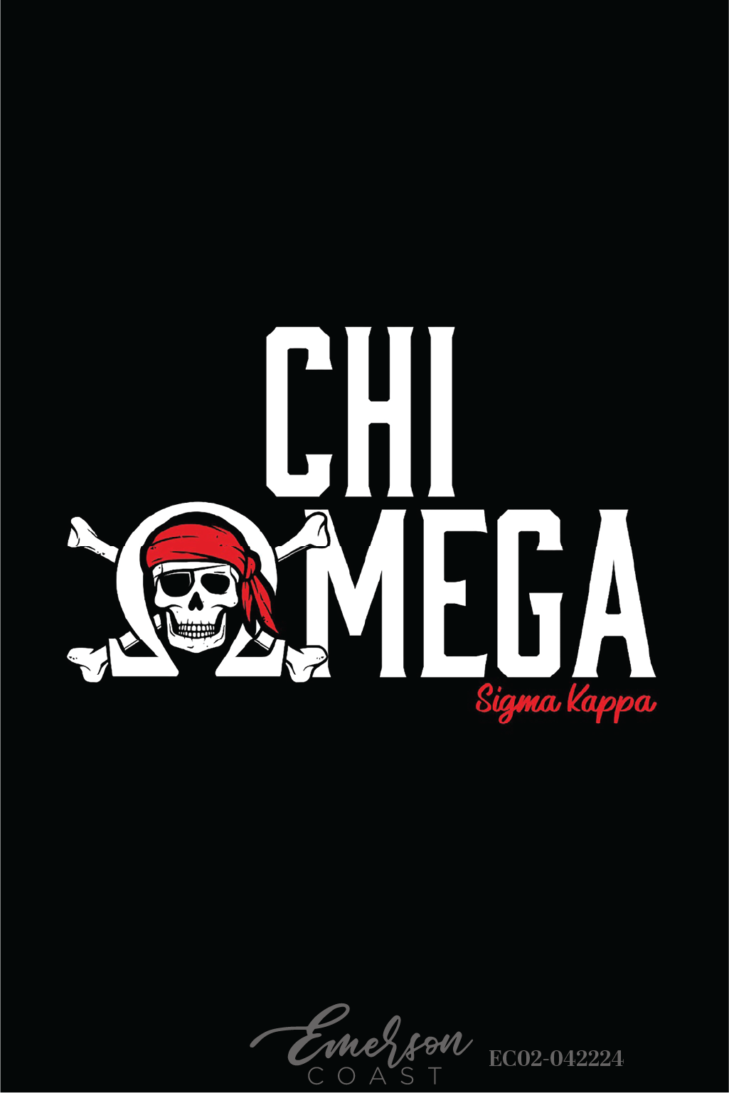 Chi Omega XO Marks The Spot Bid Day T-Shirt