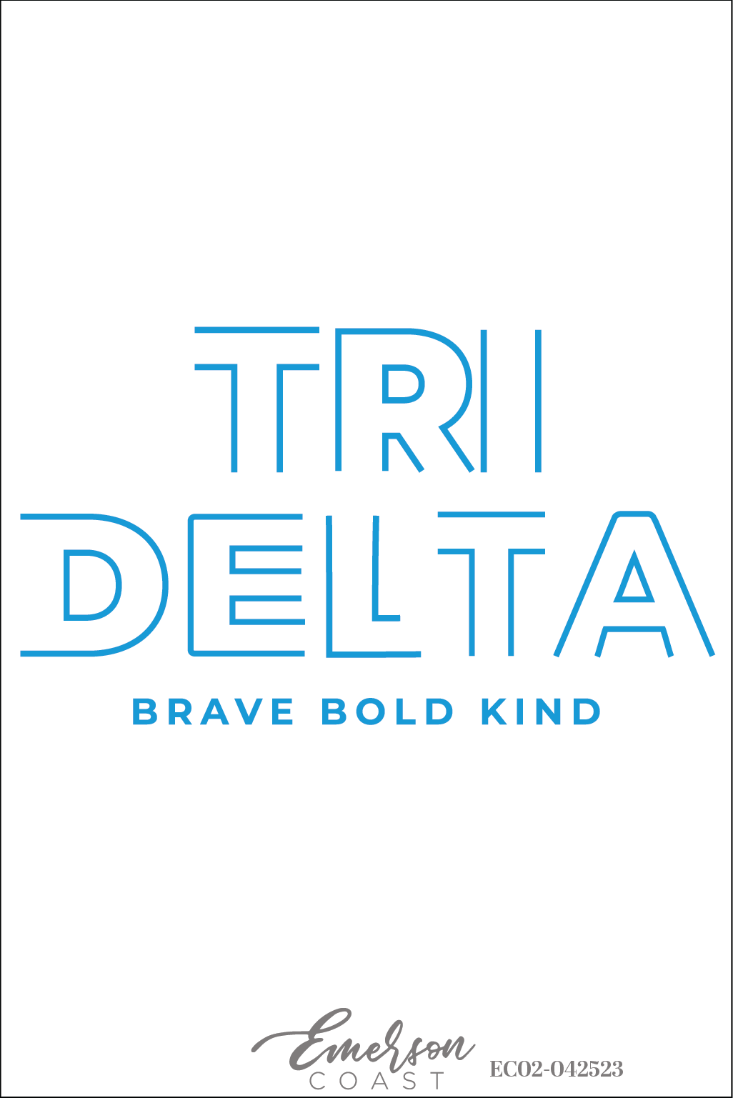 Delta Delta Delta University Of Southern Mississippi Simple Recruitment Tee