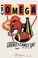 Chi Omega South Dakota State University Friends & Family Day T-Shirt