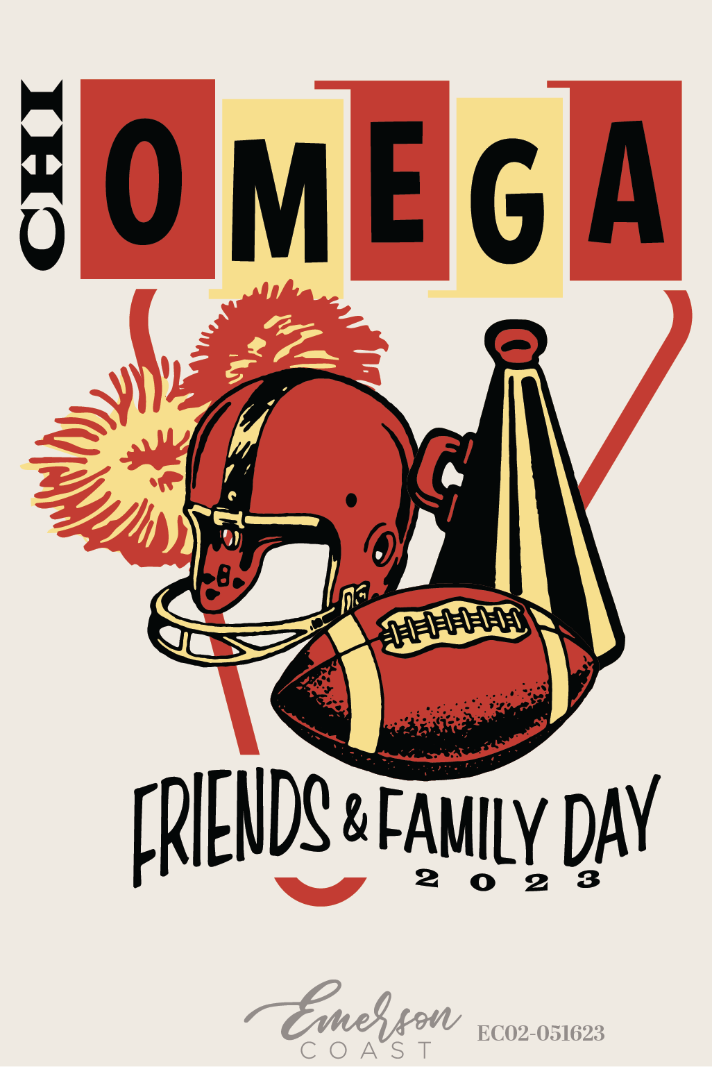 Chi Omega South Dakota State University Friends & Family Day T-Shirt