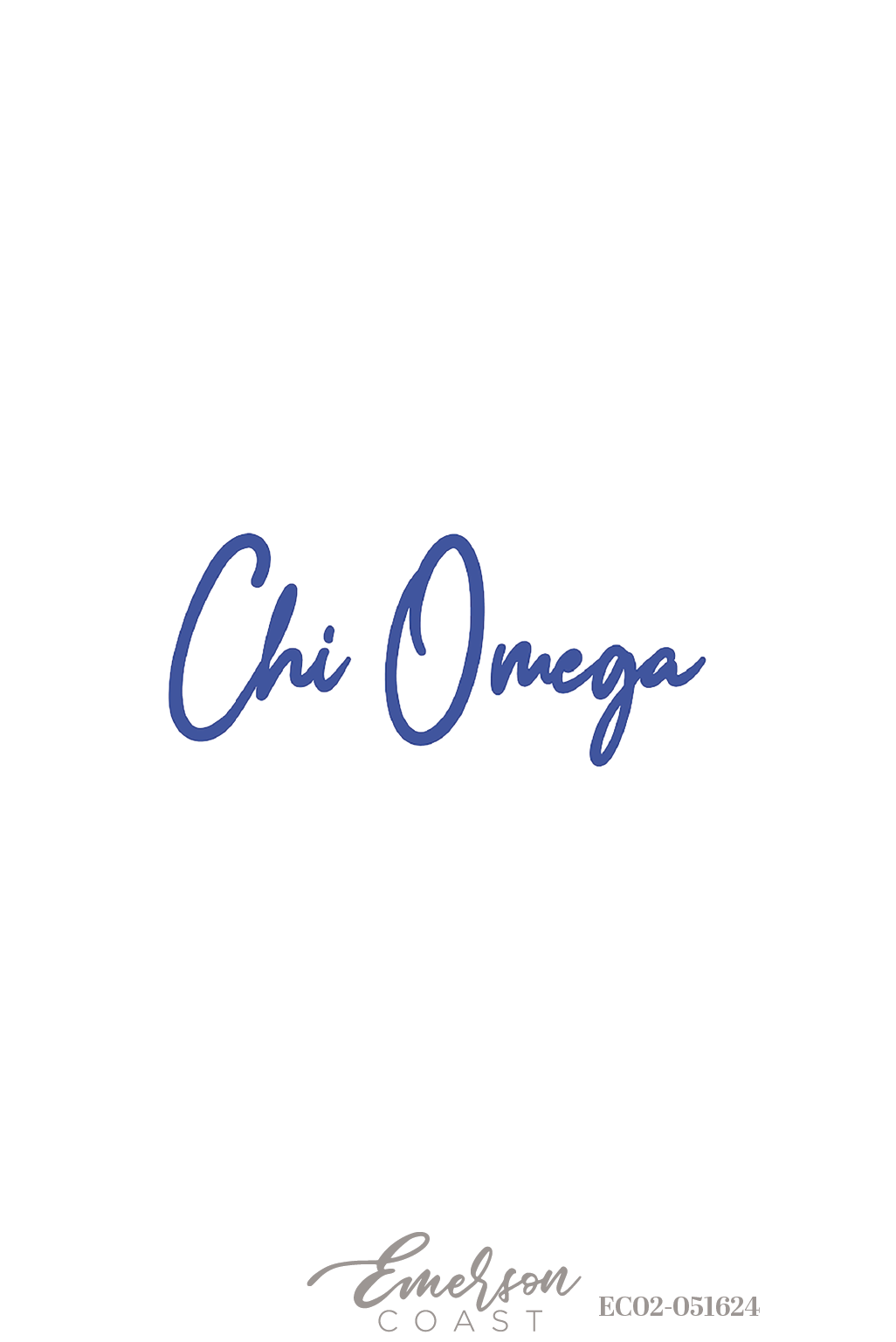 Chi Omega Kansas State University Embroidered Recruitment Tee