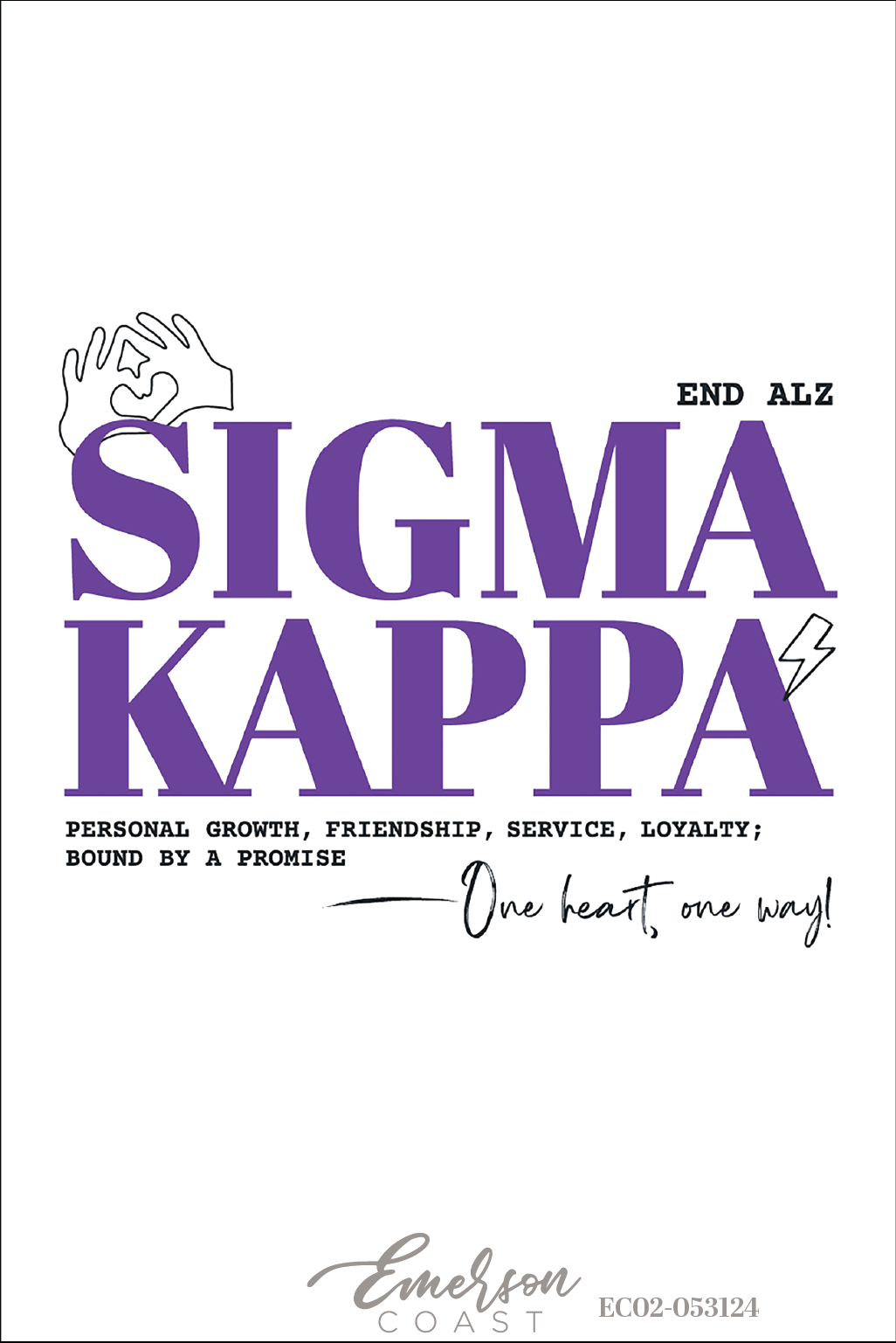 Sigma Kappa Mottos Recruitment Notch Tee