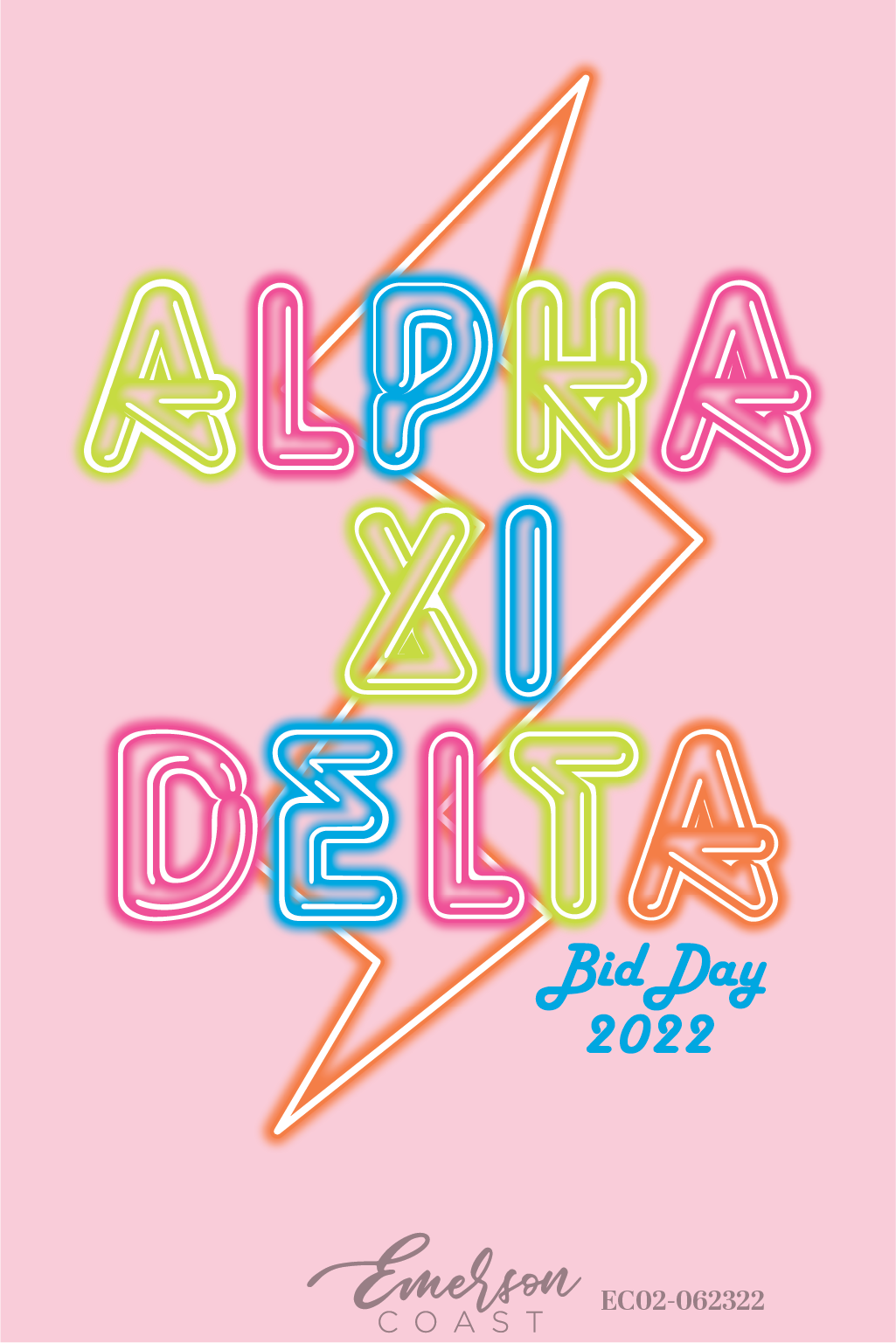 Alpha Xi Delta Electric Love Bid Day T-Shirt