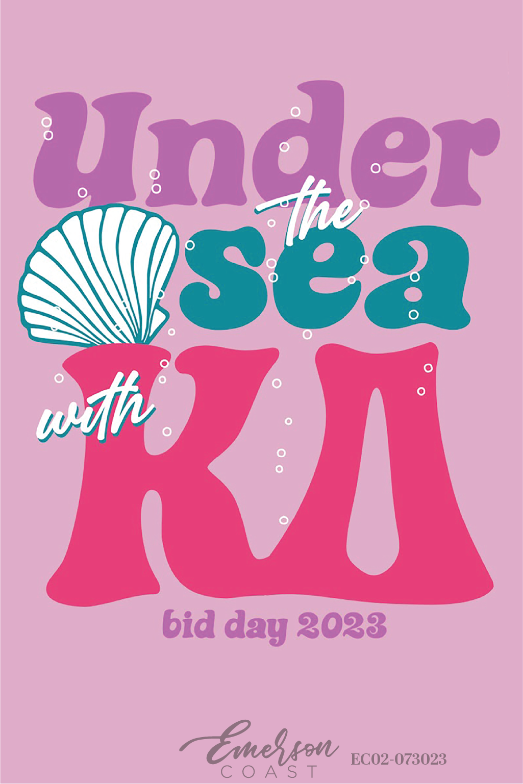 Kappa Delta Under The Sea Bid Day T-Shirt